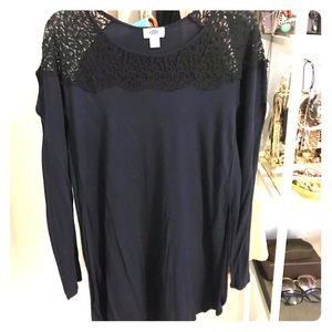 Lace long sleeve Tunic